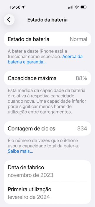 Iphone 15 Pro Branco 128gbs // E-SIM