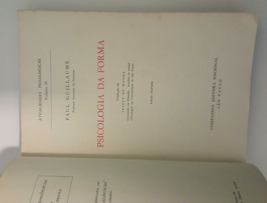 Psicologia da Forma, de Paul Guillaume
