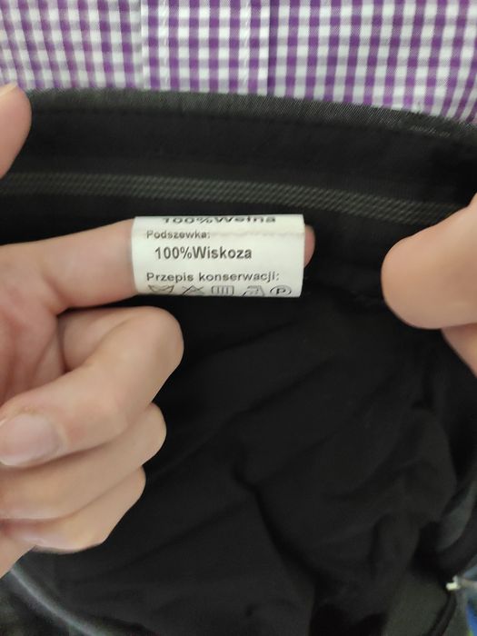 Garnitur męski szary