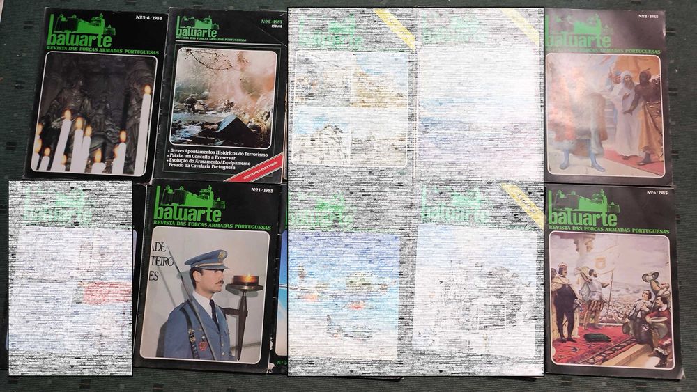 Lote 15 Revistas da Marinha e Forças Armadas