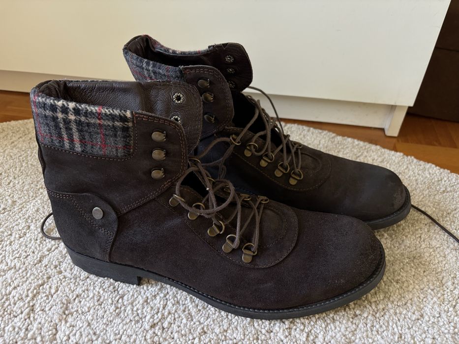 Buty męskie przejściowe Venezia skóra naturalna