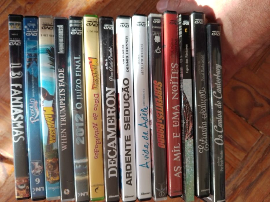 Vários DVDs Filmes cada 4E ou 14-30E Desde 4E