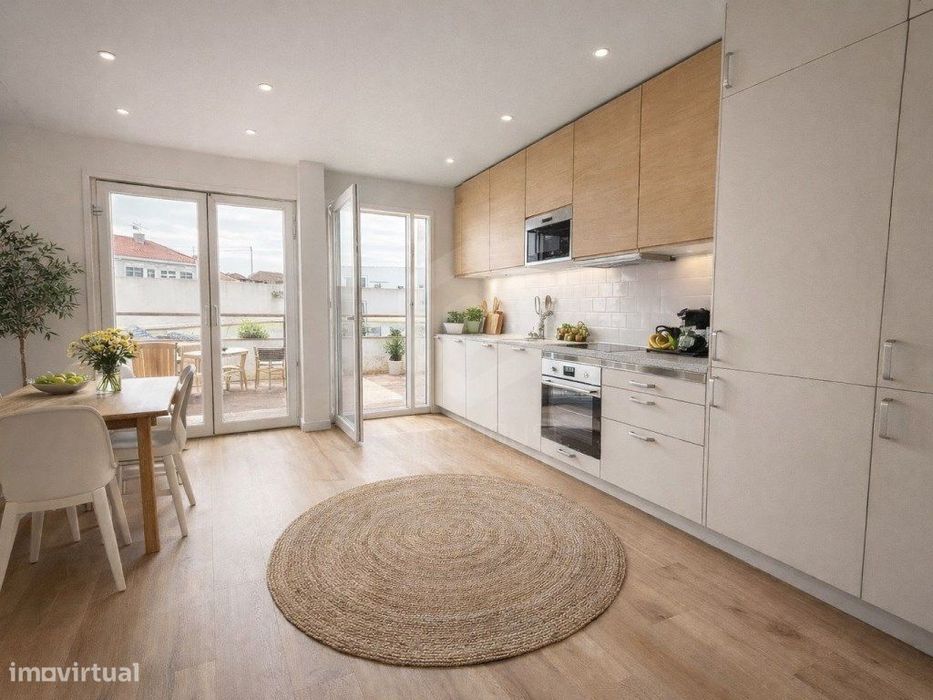 Apartamento T2 rés do chão com suite e jardim