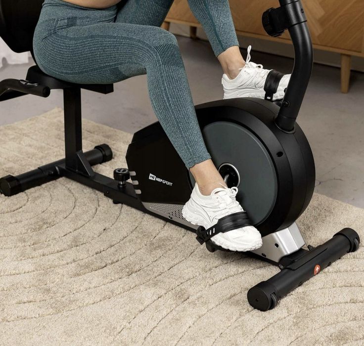 Rower stacjonarny magnetyczny poziomy