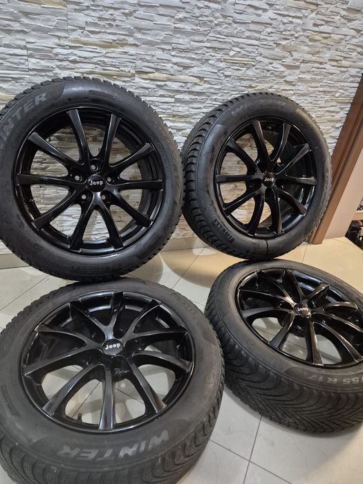 Jeep Compass Renegade Alufelgi 17 Koła Felgi 5x110 Black Piękne