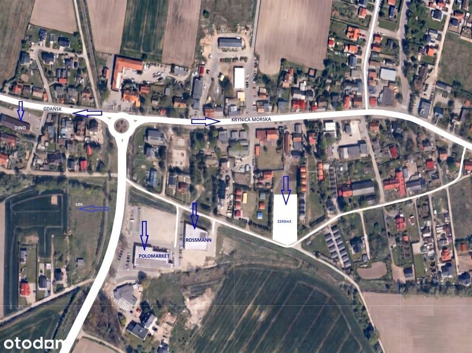 Stegna. Działka Z PnB Gotowa DO Zabudowy 2243m2 !!