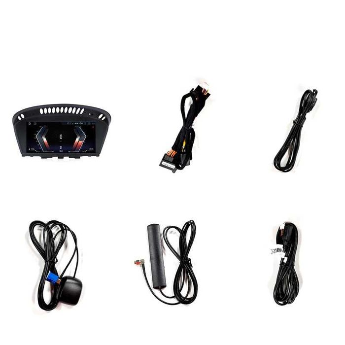 CarPlay Android Auto Radio DAB+ Opcja GPS Nawigacja WiFi 4G MP3 MP4 YouTube Bluetooth Pełny Android BMW 5 E60 E61 E63 E64 BMW 3 E90 E91 E92 E93