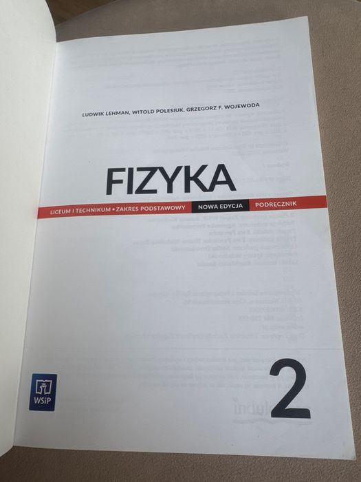 Fizyka 2, zakres podstawowy Nowa Edycja 2024