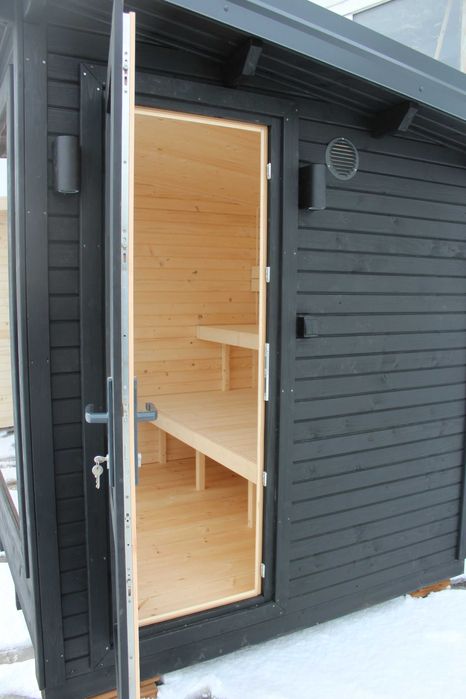 Sauna BOX piec na drewno/ Sauna nowoczesna