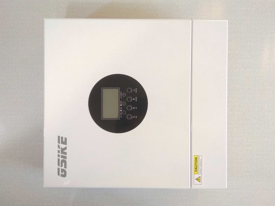 Оновлена модель! Гібридний інвертор Gsike 4.2kW 24V із WiFi. Заряд від мережі 120А, до 6200W 27A сонячних панелей, dual output