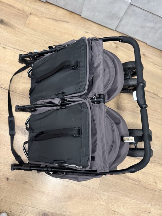 Wózek podwójny Valco snap duo szary