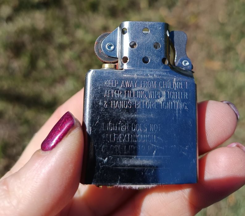 Zippo Lighter, Ship and Lighthouse, Few Signs of Use,64174062460803123