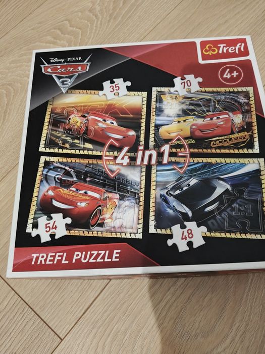 Puzzle Trefl Auta 4w1