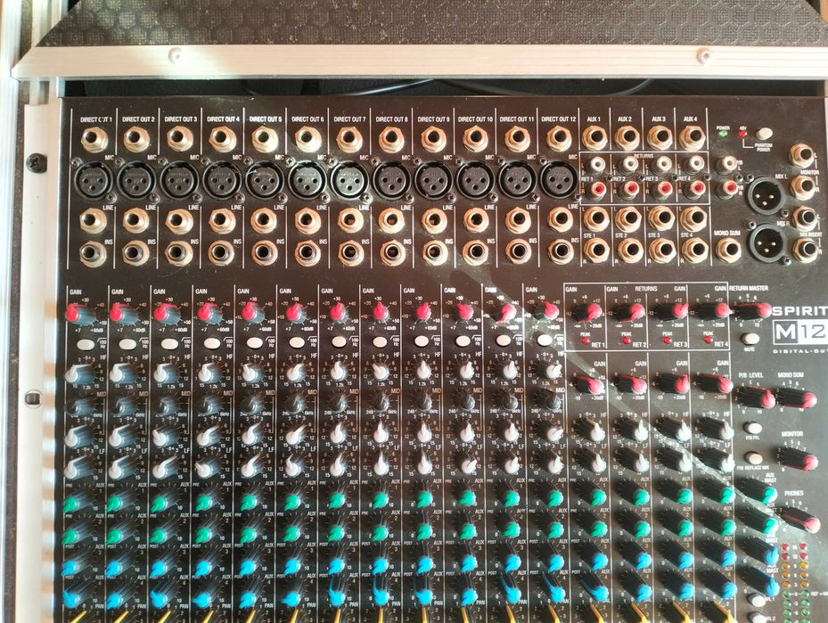 Mikser, konsoleta soundcraft spiryt M12