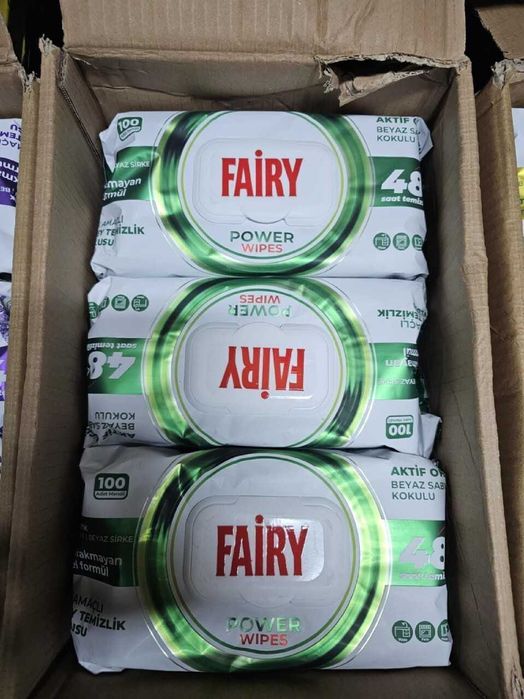 Fairy chusteczki 6x100 zielone