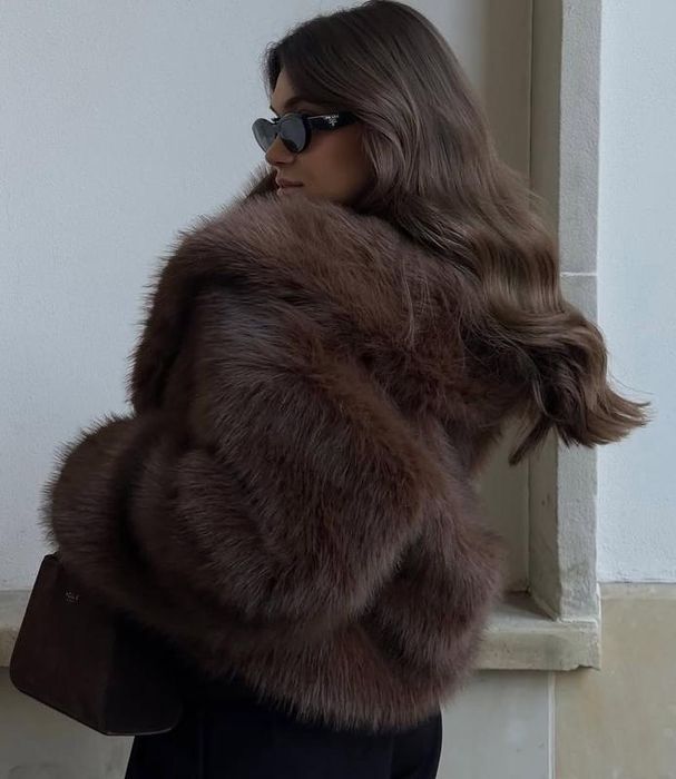 Шоколодна шуба, zara