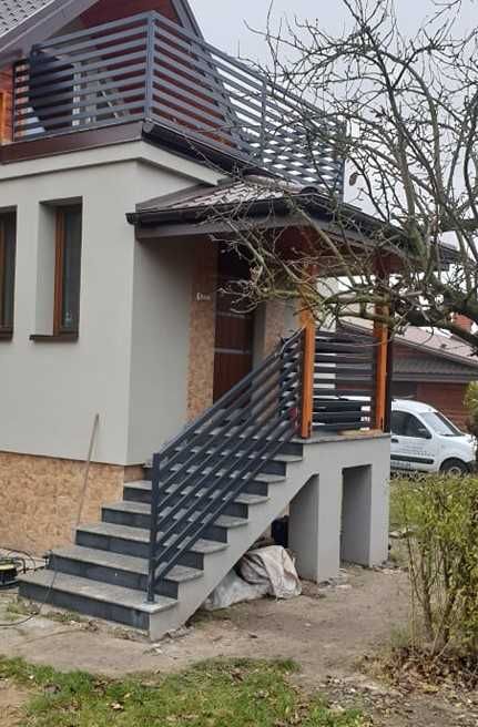 balustrada barierka stalowa