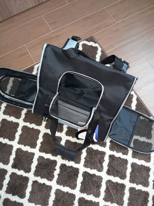 Bolsas e mochila de transporte de animais