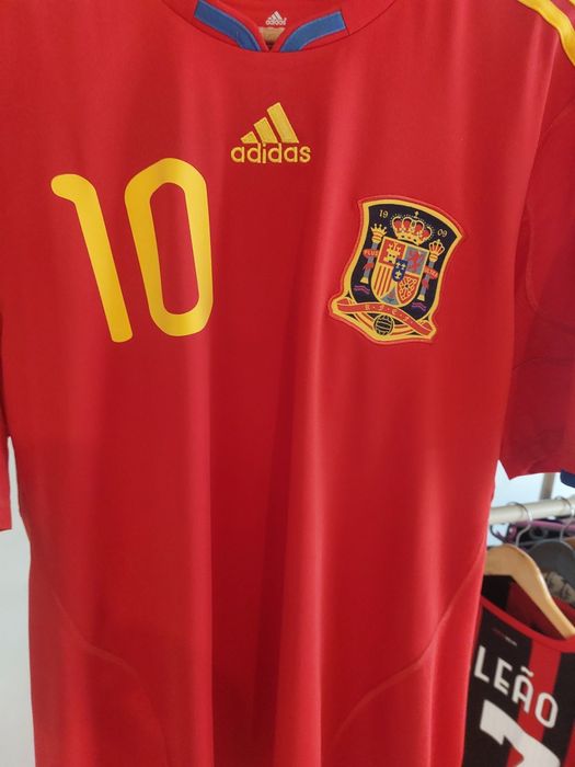 Camisola oficial Adidas Espanha 2010 Vintage Y2K