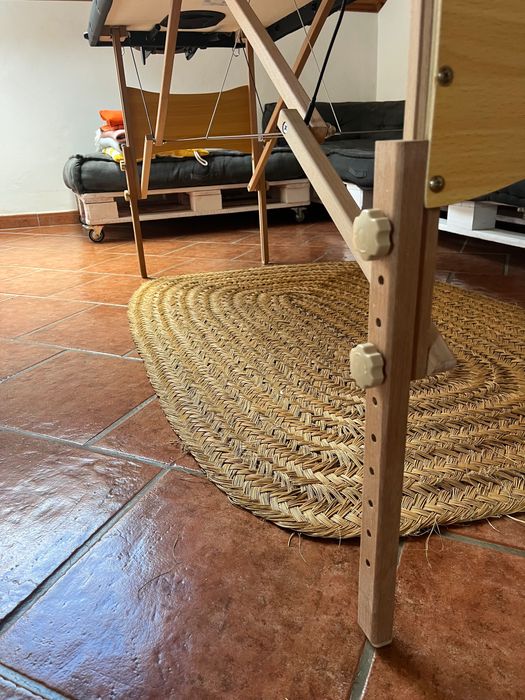 Mesa de massagem portátil dobrável 186x60