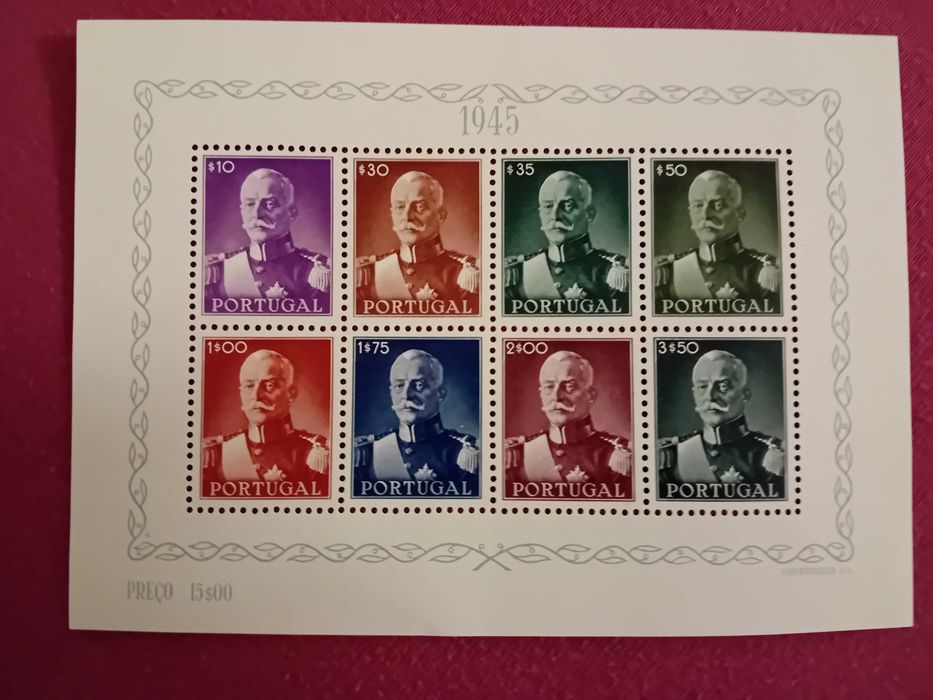 Selos novos e usados de Portugal e Ultramar (ex Colónias).