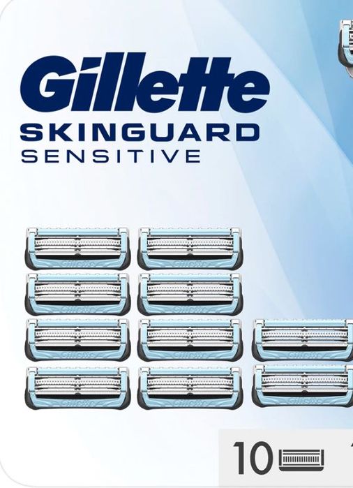 Skinguard Sensitive Gillette ostrza wymienne 10 szt