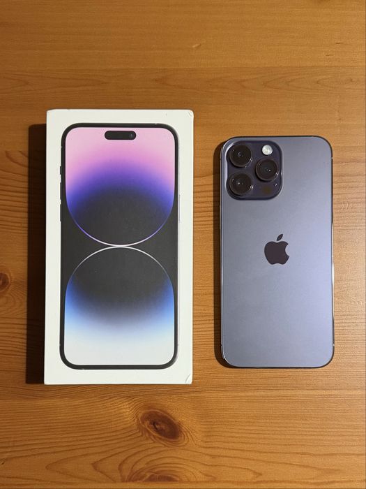 Iphone 14 pro max 128 gb Deep Purple stan idealny
