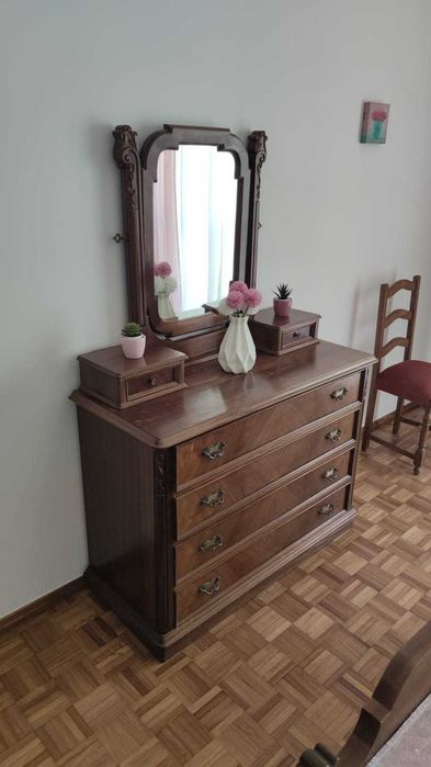 Mobília quarto casal madeira