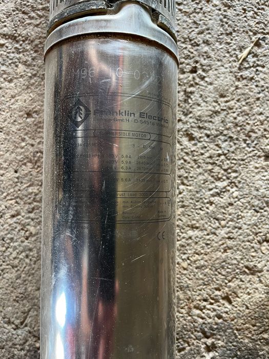 Bomba de poço trifasica Franklin electric