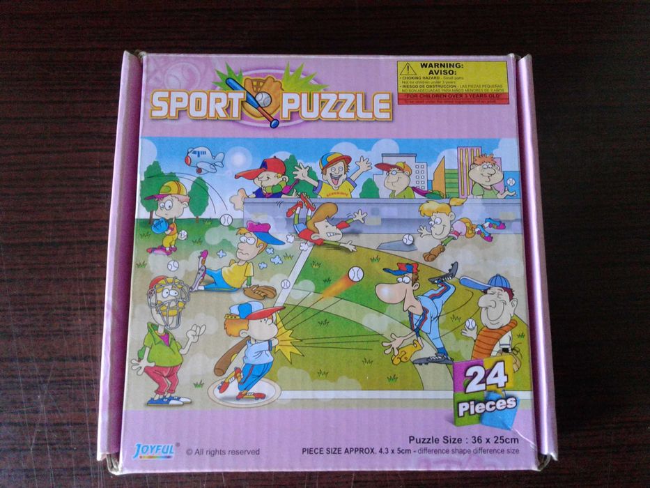 Puzzle educativo, como NOVO!