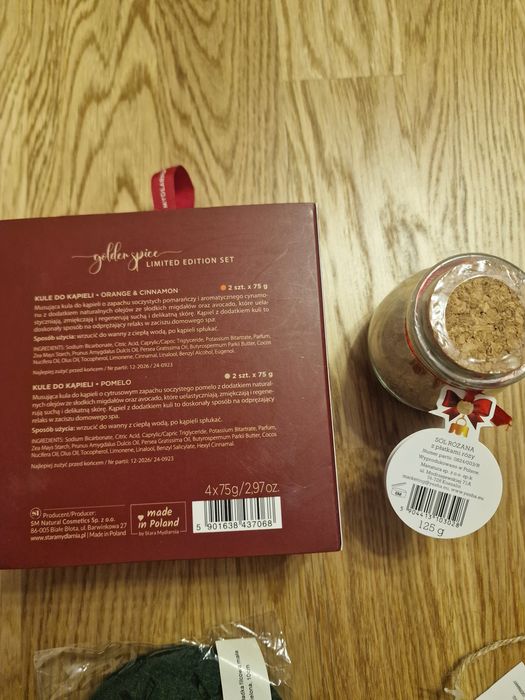 Sole i kule do kąpieli