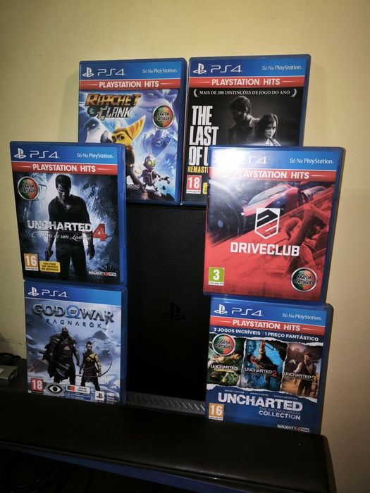 Ps4 com 1tb em ótimo estado