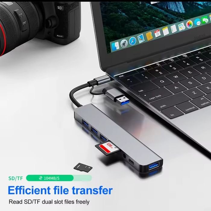 Нові USB HUB 4 в 1; 8 в 2