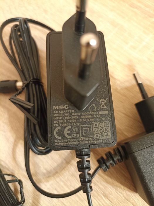 Блок питания, блок живлення, адаптер 12В 1А, 0,5А