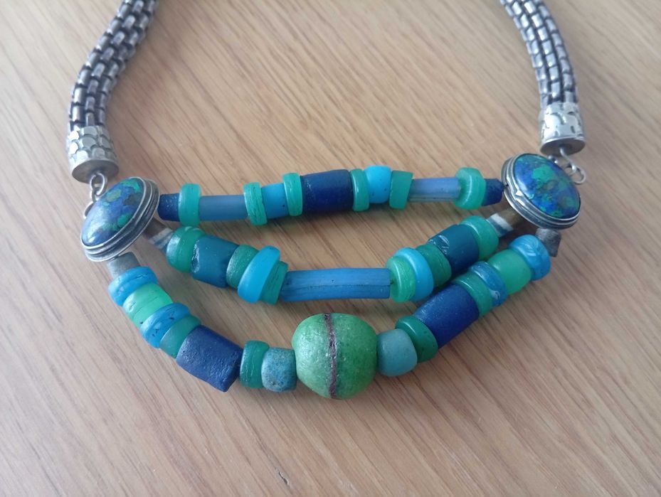 Gargantilha estilo boémio/ artesanal