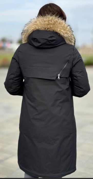 Жіноче Пальто Парка з натуральним хутром Єнот