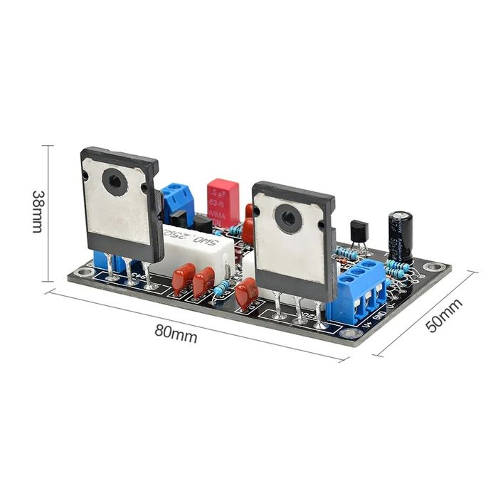 Усилитель мощности одноканальный.2SC5200+2SA1943,