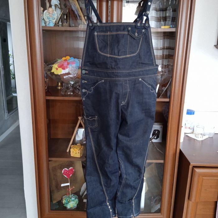 Hilfiger Denim ogrodniczki nogawki 3/4 r S/M stan bdb