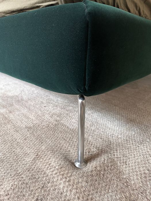 Cama estofada TUFJORD (Ikea) - veludo verde 160x200