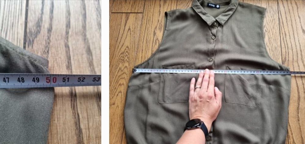 Kombinezon damski, krótki, letni, khaki, Sinsay, rozm L