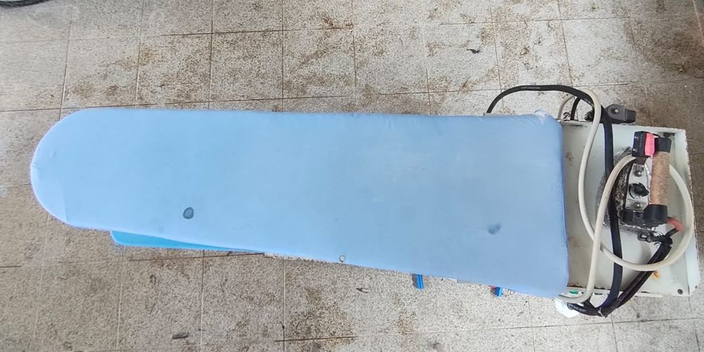 Ferro industrial com caldeira imbutida