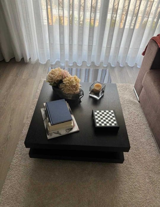 Mesa de centro rotativa