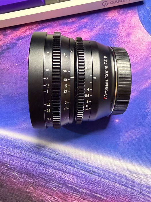 7Artisans 12mm T2.9 кіно обєктив