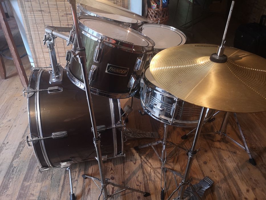 Perkusja jak Pearl, Thunder komplet gotowy do gry   z blachami