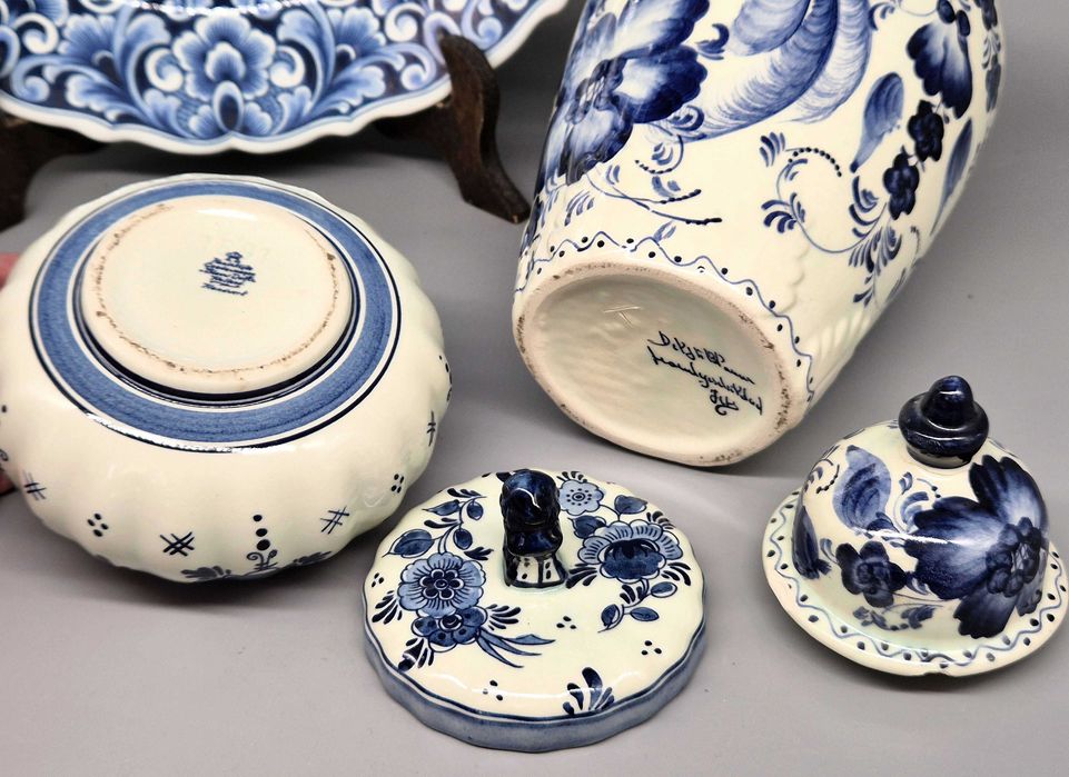 Delft Blue cukiernica wazon Made in Holland vintage