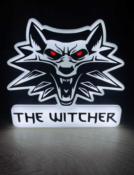 Wiedźmin, witcher, dziki gon - ozdobna lampka LED