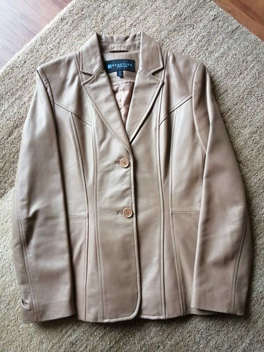 NOWA Marynarka/żakiet /kurtka skórzana Kenneth Cole Reaction, M/38