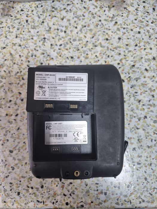Чековий мобільний термопринтер Citizen CMP-30 Bluetooth