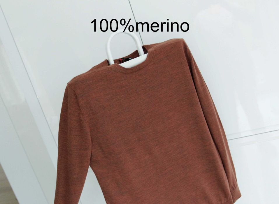 100%merino bez wad M