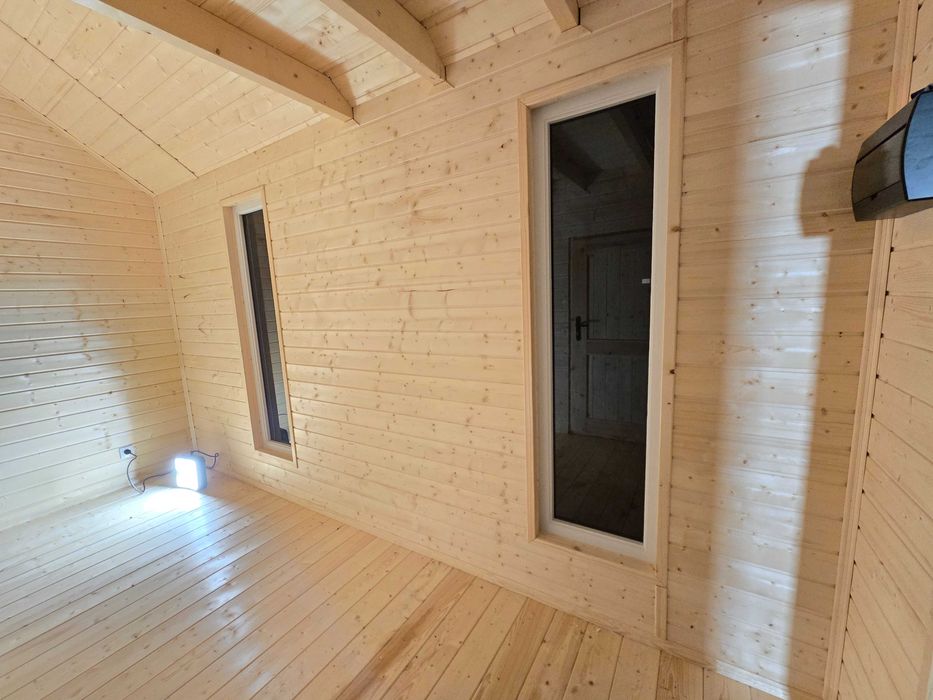Domek drewniany typu STODOŁA 28m² – komfort, design i szybki montaż!